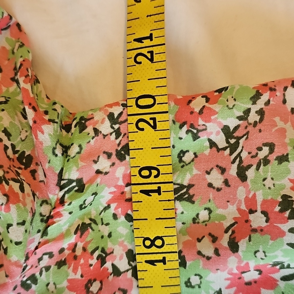 Vineyard Vines Pink and Green Floral Dress - Picture 9 of 11